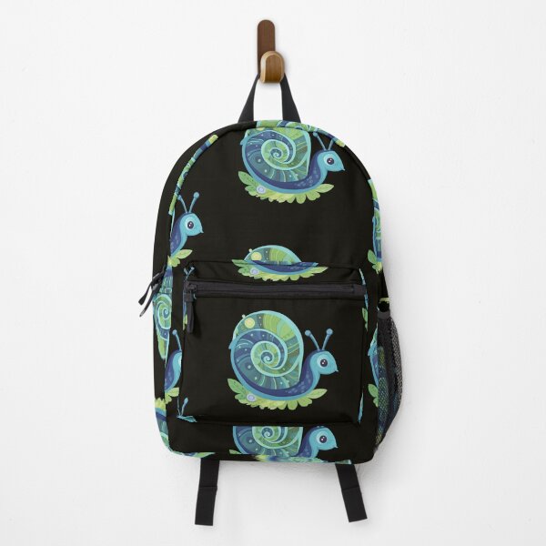 Item preview, Boho Fanciful in Comfy Cool Colors Swirly Spirally Sweet Snail 5 designed and sold by Vicki Noble Art.