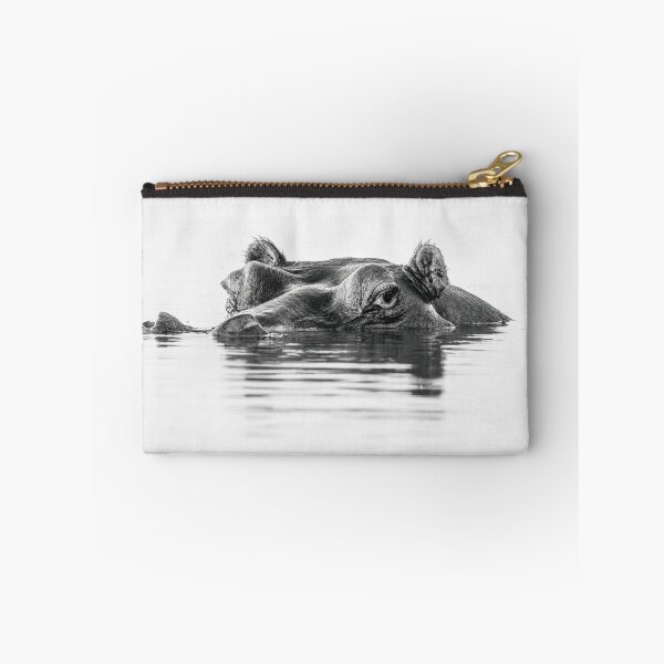 Item preview, Hippo High Key Chobe River Botswana Africa designed and sold by PhotoArt by Joan Carroll.
