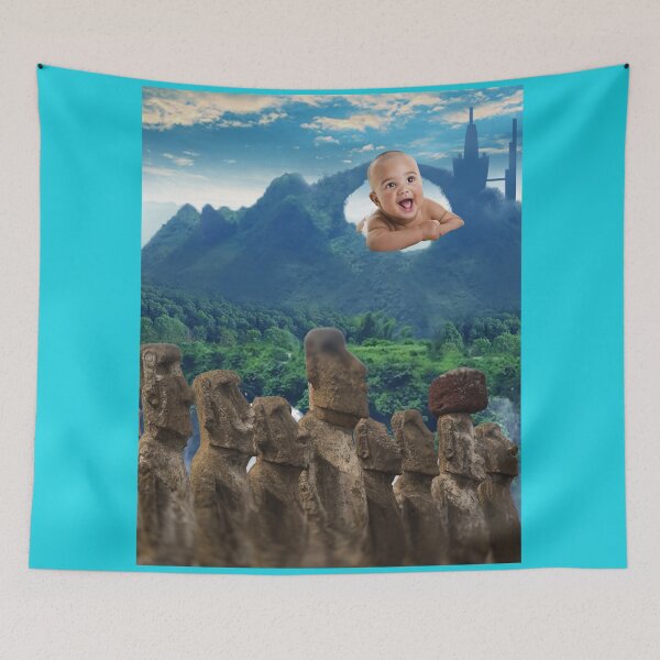Item preview, Easter Island Baby designed and sold by CannyGoods.
