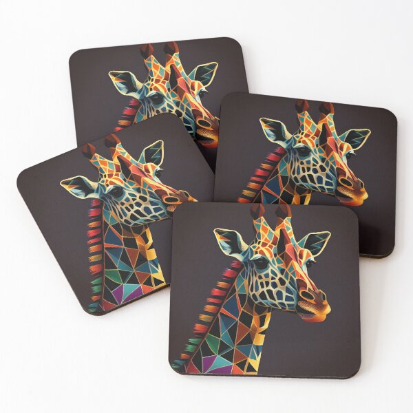 Item preview, Giraffe In Kente Style designed and sold by FireFXStudio.