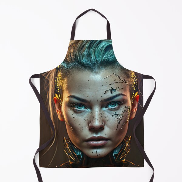 Item preview, Futuristic Cyberpunk Top Model girl digitally created . designed and sold by paulo silveira.