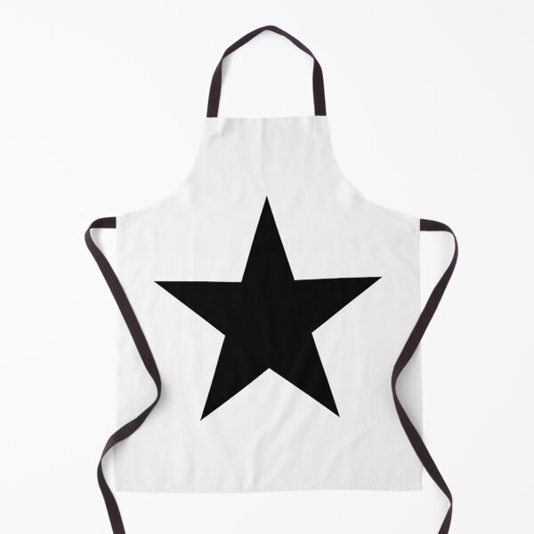 Item preview, Single BLACK STAR on a WHITE Background designed and sold by RachelMacht.