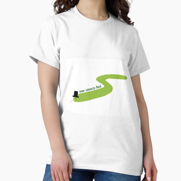 Snazzy snake in a top hat Classic T-Shirt