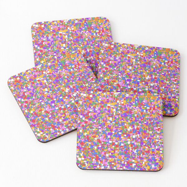 Item preview, Colorful Asymmetrical Rectangles - Abstract Image for Accessories, Decor, Clothes & More designed and sold by GiveMeMood.