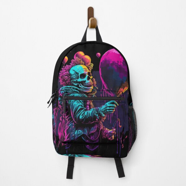 Item preview, Retro Skeleton Clown Circus Balloon designed and sold by RRebellion.