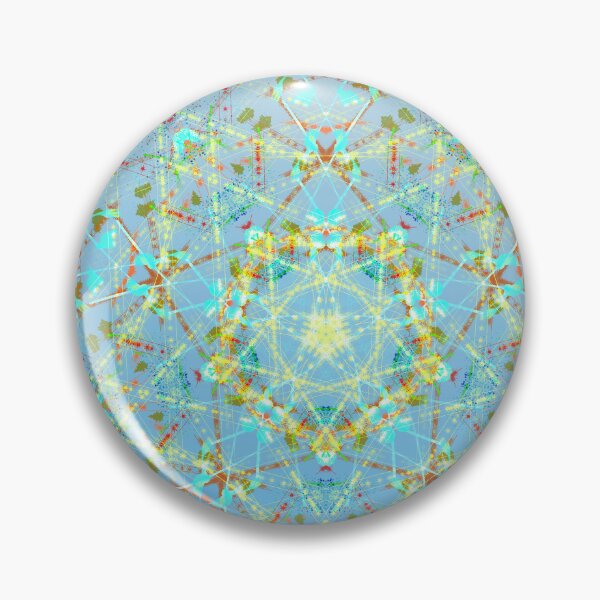 Item preview, Abstract Spring Mandala (Blue) designed and sold by Discordant Dreams Art.