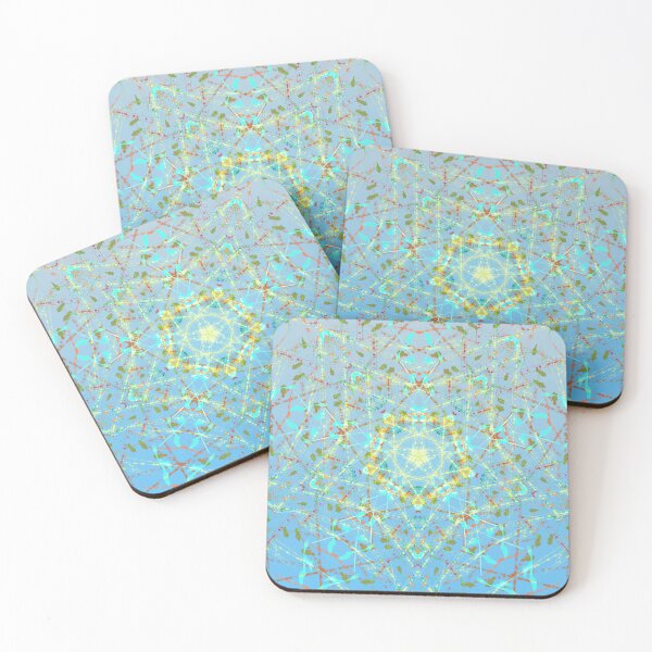 Item preview, Abstract Spring Mandala (Blue) designed and sold by Discordant Dreams Art.