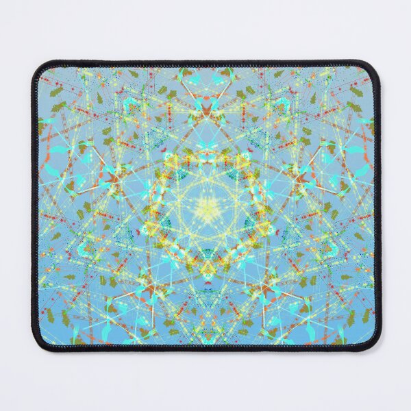 Item preview, Abstract Spring Mandala (Blue) designed and sold by Discordant Dreams Art.