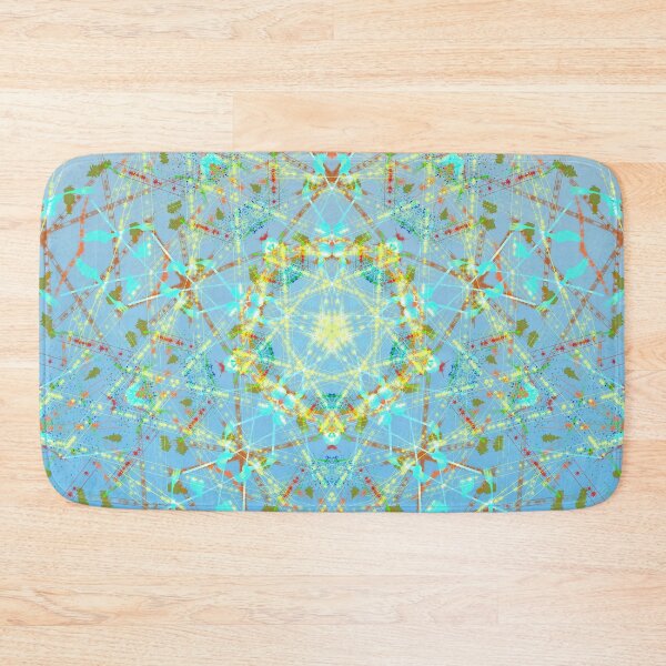 Item preview, Abstract Spring Mandala (Blue) designed and sold by Discordant Dreams Art.