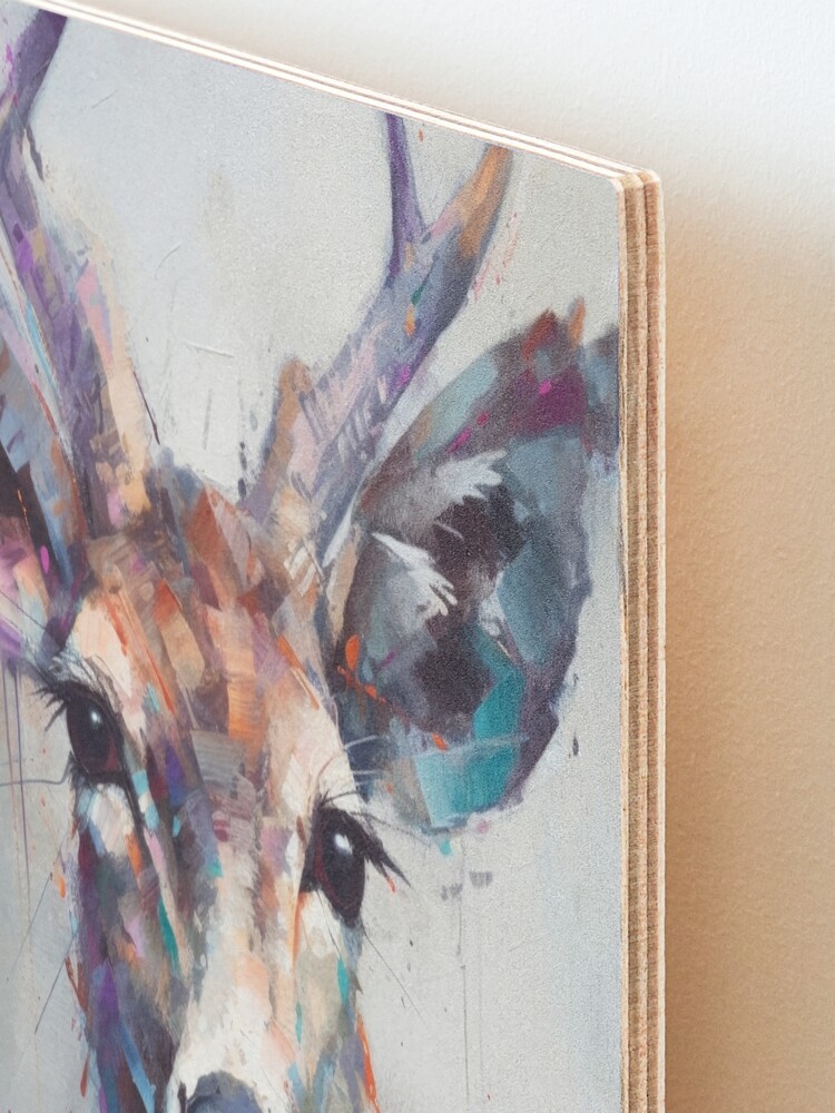 Wall Art Print, Deer - Abstract Animal