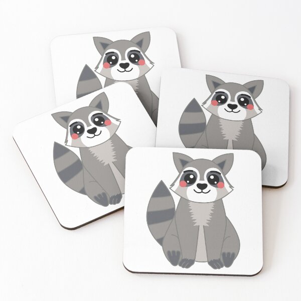 Item preview, Cute Kawaii Raccoon designed and sold by micarto.