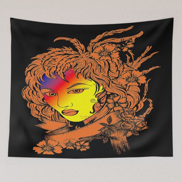 Item preview, women face art designed and sold by Unique010.