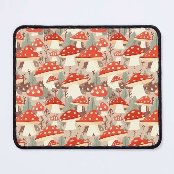Item preview, Mushroom Forest Cottagecore Pattern designed and sold by dencha.