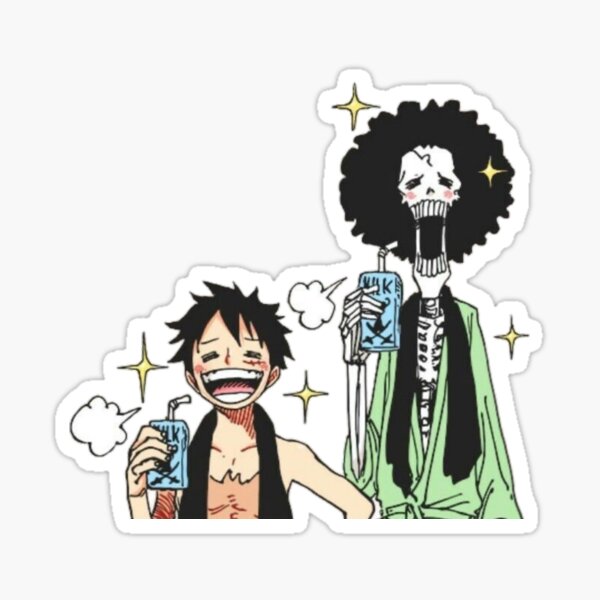 One Piece Brook Sticker - Sticker Mania
