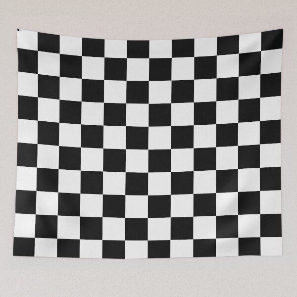 Item preview, Black and White Checkerboard Pattern designed and sold by velvetearth.