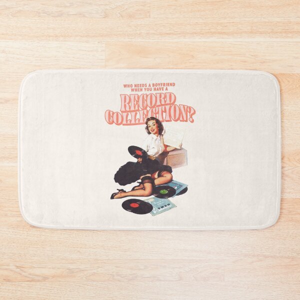 Item preview, Who Needs a Boyfriend When You Have a Record Collection? (Pink Text) designed and sold by Dani Moffet.