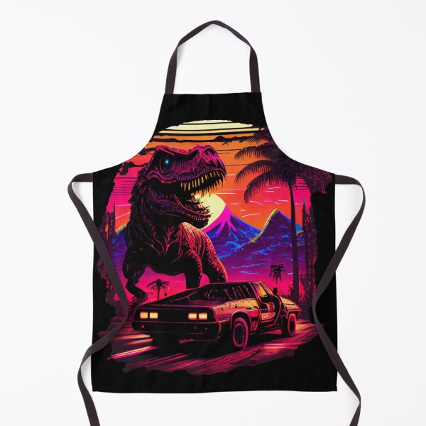 Item preview, Vintage Car vs Prehistoric T-Rex Beast designed and sold by RRebellion.