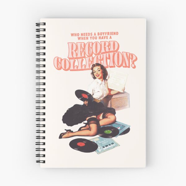 Item preview, Who Needs a Boyfriend When You Have a Record Collection? (Pink Text) designed and sold by Dani Moffet.
