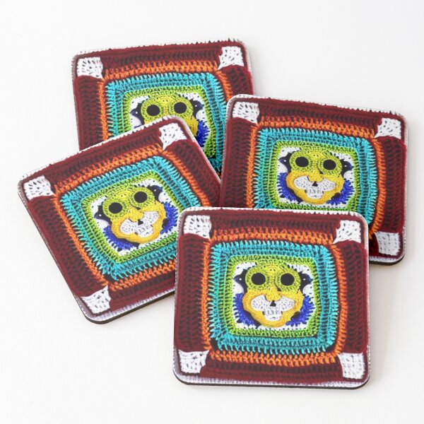 Item preview, Crocheted colored squares. designed and sold by Natalia-Vlad.