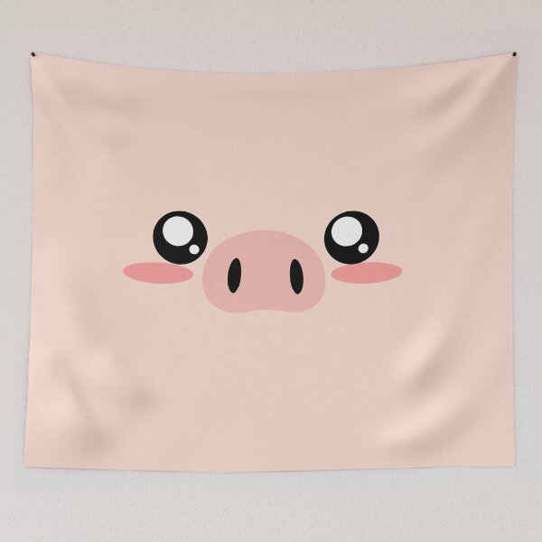 Item preview, cute little pig face designed and sold by yessebel.