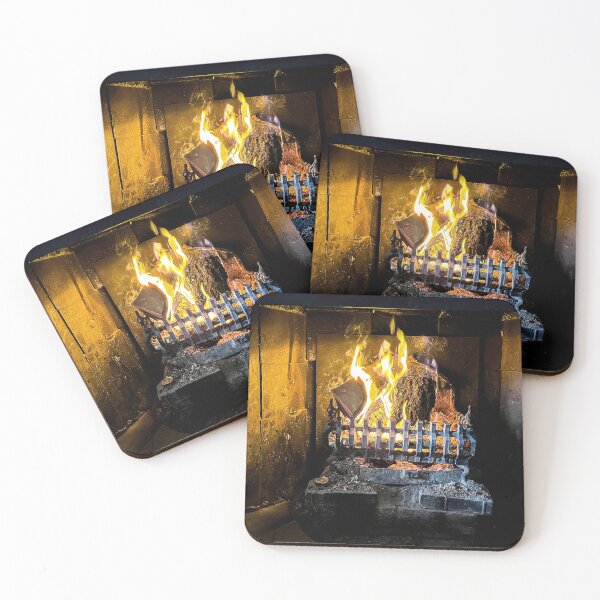 Item preview, English Pub Log Fire designed and sold by Londonimages.