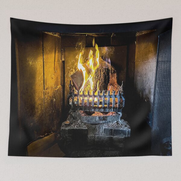 Item preview, English Pub Log Fire designed and sold by Londonimages.