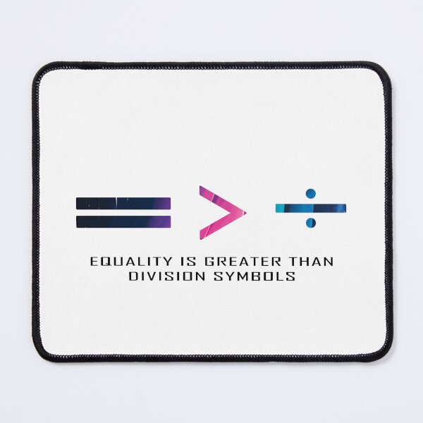 Item preview, Equality is greater than division symbols Classic T-Shirt designed and sold by VEENCLOTHS.