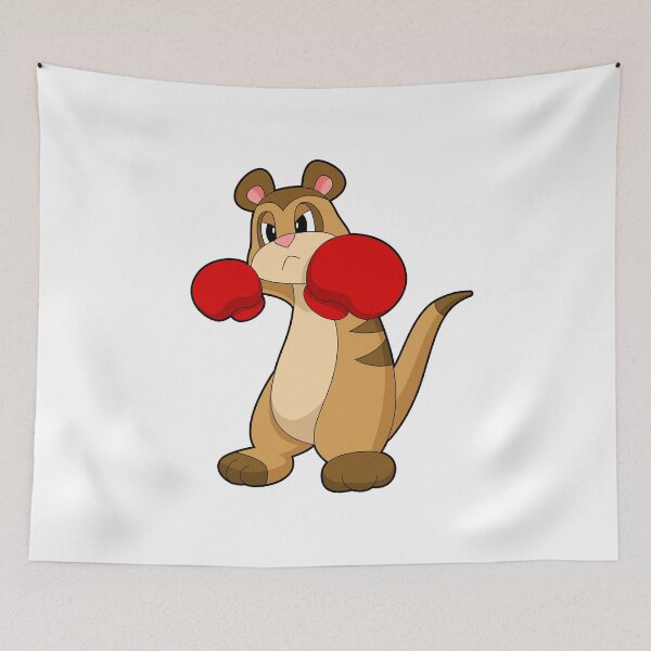 Item preview, Meerkat Boxer Boxing gloves Boxing designed and sold by Snabdesign84.