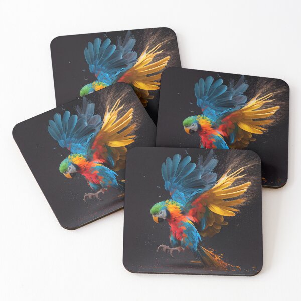Item preview, Loro con toque de color designed and sold by FireFXStudio.