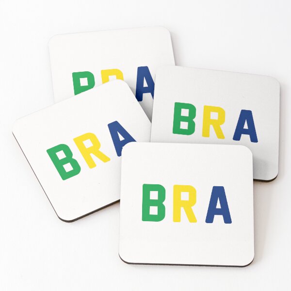 Item preview, BRA (Brazil) Green / Yellow / Blue / White Background designed and sold by PEK1787.