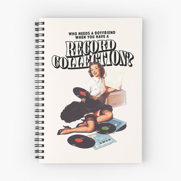 Item preview, Who Needs a Boyfriend When You Have a Record Collection? (Black Text) designed and sold by Dani Moffet.