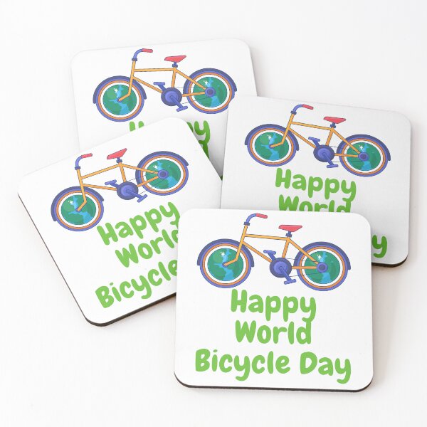 Item preview, Happy World Bicycle Day designed and sold by Simo0455.