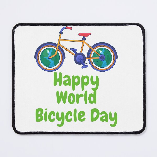 Item preview, Happy World Bicycle Day designed and sold by Simo0455.