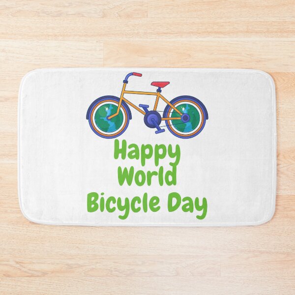 Item preview, Happy World Bicycle Day designed and sold by Simo0455.