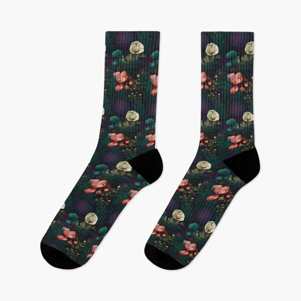 Item preview, Fir Floral Dream Pattern designed and sold by DigiDreamForest.