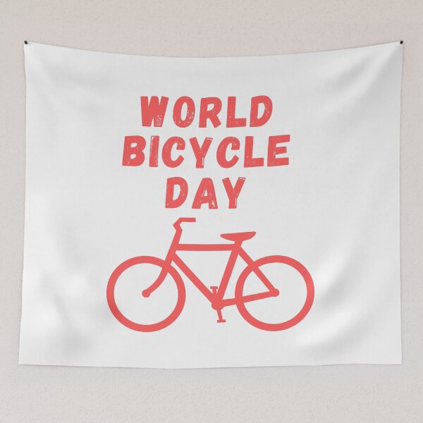 Item preview, World Bicycle Day designed and sold by Simo0455.