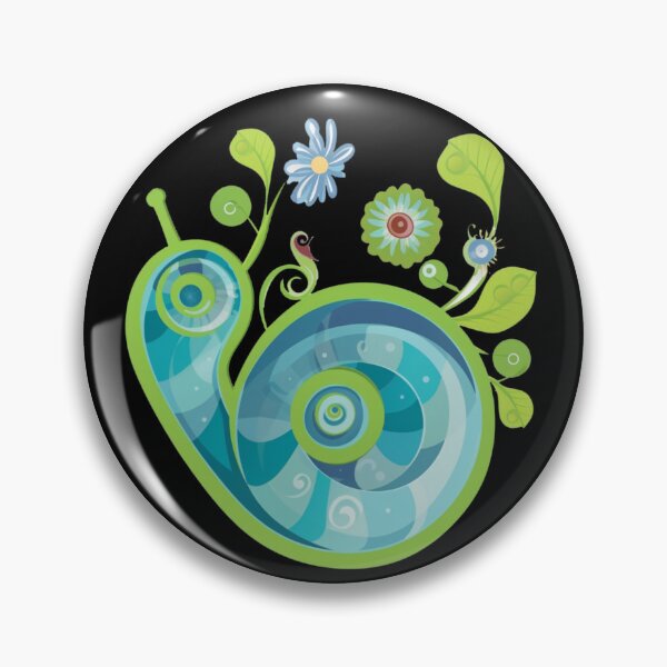 Item preview, Abstract Spiral Swirly Boho Floral Botanical in Fanciful Comfy Cool Colors  designed and sold by Vicki Noble Art.
