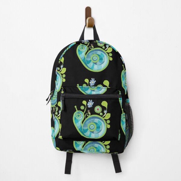 Item preview, Abstract Spiral Swirly Boho Floral Botanical in Fanciful Comfy Cool Colors designed and sold by Vicki Noble Art.