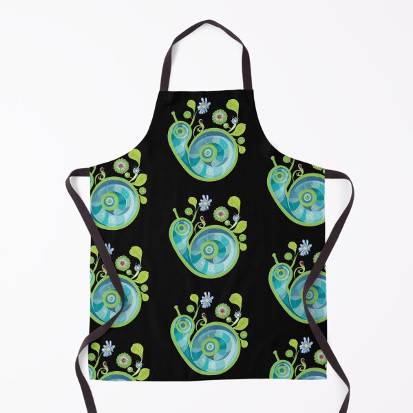Item preview, Abstract Spiral Swirly Boho Floral Botanical in Fanciful Comfy Cool Colors  designed and sold by Vicki Noble Art.
