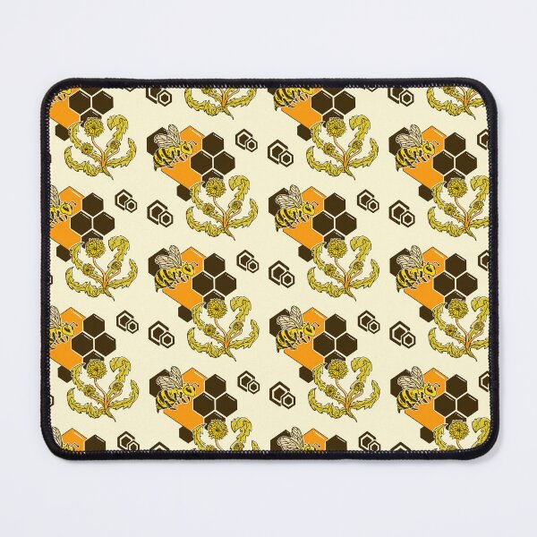 Item preview, Dandelions and Bee Seamless Pattern designed and sold by Sorcend.