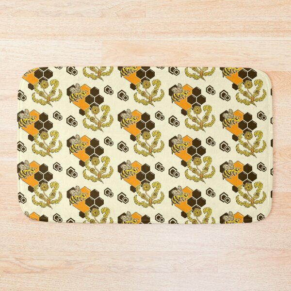 Item preview, Dandelions and Bee Seamless Pattern designed and sold by Sorcend.