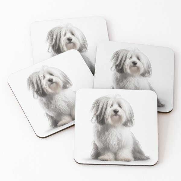 Item preview, White Havanese dog designed and sold by mybestpicture.