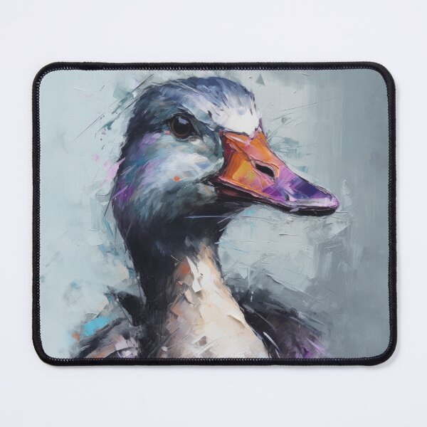 Item preview, Abstract Goose Farm Animal Art, Printed Artwork in Palette Knife Style for Livingroom, Kitchen Wall Décor designed and sold by VinceVanSloth.