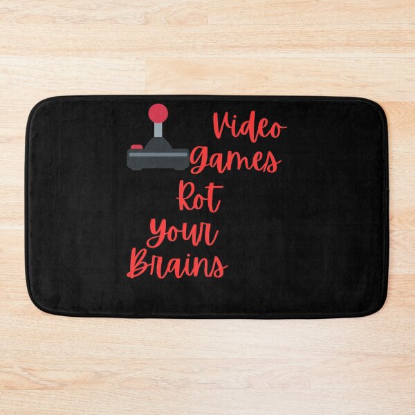Item preview, Video Games Rot Your Brains - Gaming Addiction - Funny Art designed and sold by Chromatic-Art.
