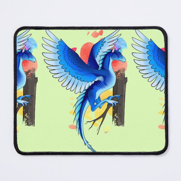 Item preview, Blue dragon landing in tree designed and sold by TalonessCstudio.