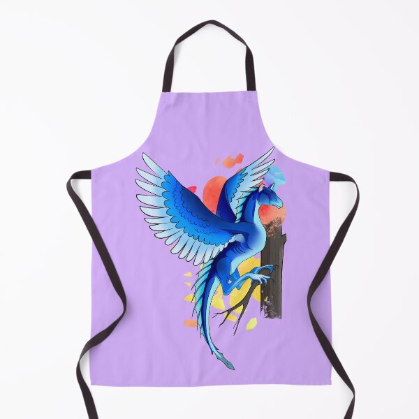 Item preview, Blue dragon landing in tree designed and sold by TalonessCstudio.
