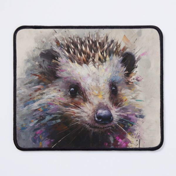 Item preview, Abstract Hedgehog Forest Animal Printed Artwork, Colourful Animal Painting, Livingroom Wall Décor, Nursery Print designed and sold by VinceVanSloth.
