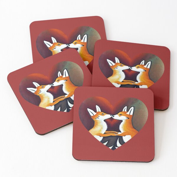 Item preview, Two foxes. Abstraction. designed and sold by Natalia-Vlad.