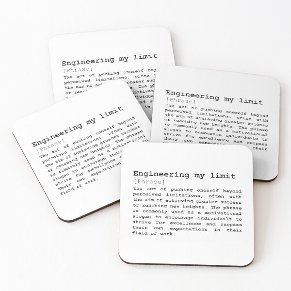 Item preview, engineering my limit, encouragement, motivation designed and sold by EmeraldeaArt.