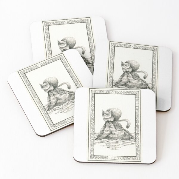 Item preview,      The Hermit, L'ermite: Cat Tarots: Major Arcana: for cat lovers designed and sold by gatteria.